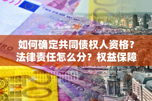 北京如何确定共同债权人资格？法律责任怎么分？权益保障技巧揭秘！