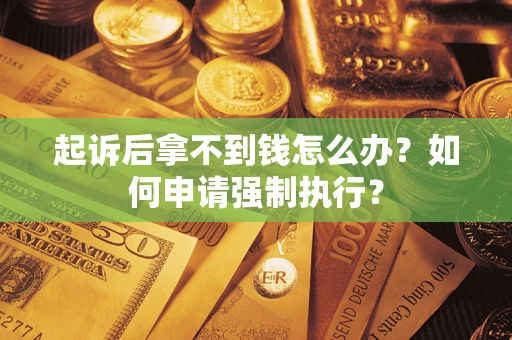 北京起诉后拿不到钱怎么办？如何申请强制执行？