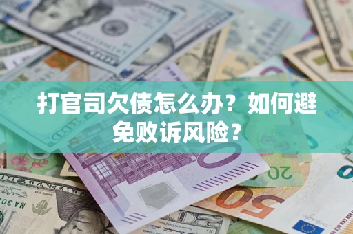 北京打官司欠债怎么办？如何避免败诉风险？